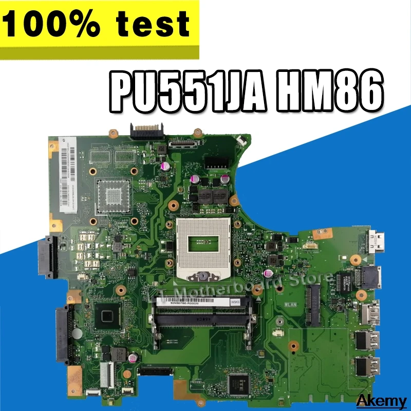 PU551JA محمول اللوحة الأم ل ASUS PU551J PU551JH PU551JD PU551JF PU551JA اللوحة اللوحة 100% اختبار العمل HM86