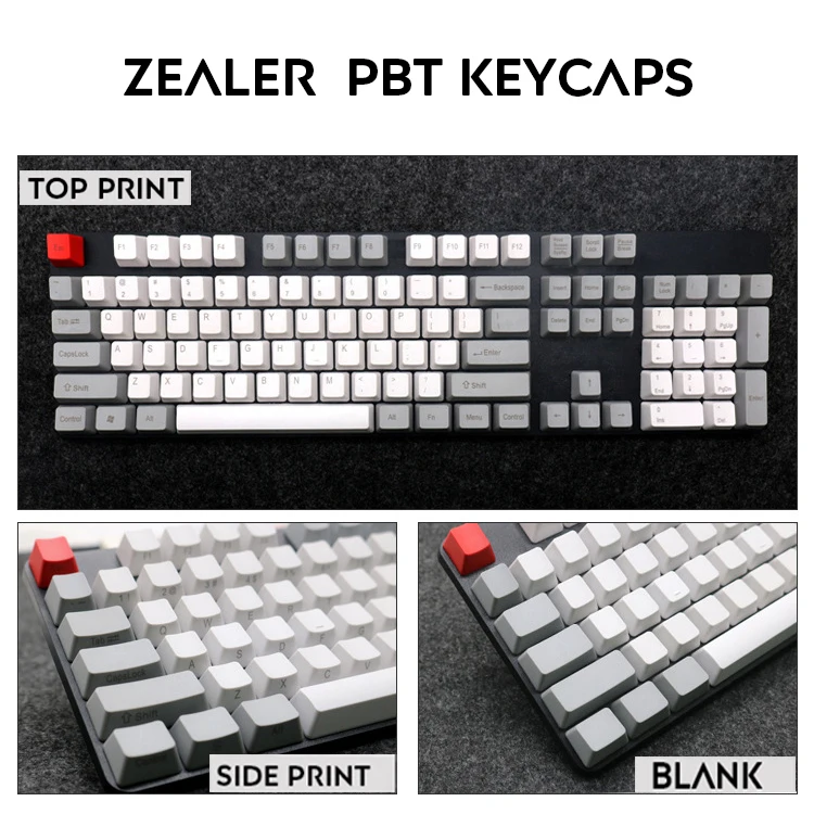 108-key Мел ключ/ZEALER/Carbon FILCO Top/Side/пустой гравировка личности Keycap механическая клавиатура Keycaps