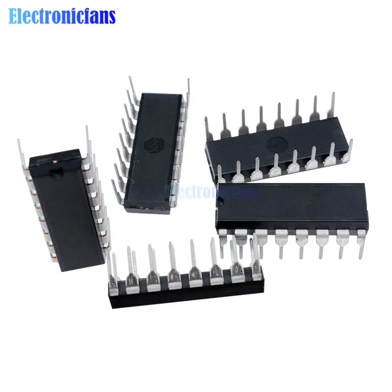 

5PCS L293 L293D DIP DIP16 DIP-16 IC Motor Driver Drive Chip PAR Push Pull 4 Four Channel Module IC Chips Standard