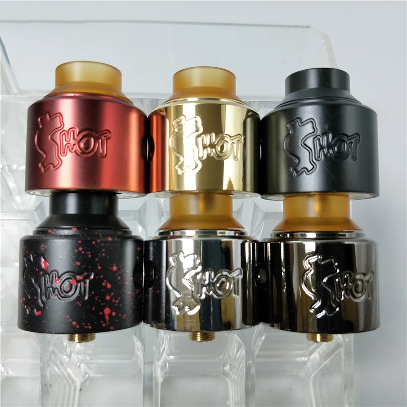 

2019 New 1:1 Shot RDA Electronic Cigarette Atomizer 30mm Diameter Ecig Drip Adjustable Atomizer for 510 Mods Vape Tank