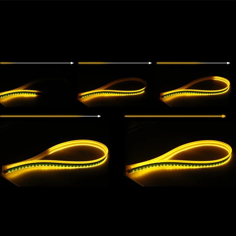 2 шт. 60 см Супер тонкая лента для автомобилей DRL светодиодный дневные ходовые огни