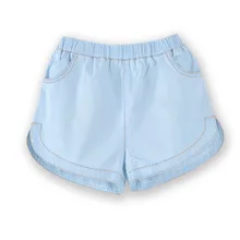 SheeCute/Новое поступление, джинсовые шорты для девочек, детские симпатичные шорты, штаны, детские джинсовые шорты для От 2 до 11 лет, 6379