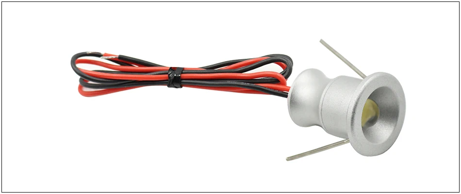 Prateada para Armário Embutida para Teto Display de Gabinete Reduishibo-mini Lâmpada Joias Led 12v 15mm 4 Reduishibo-mini lâmpada led prateada para armário, 12v,