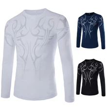 SOHEER HoT Sale Men’s Designer Quick Drying long-sleeved T-Shirts Tee Shirt Slim Fit Tops Sportswear Casual Shirt Dry Fit Men
