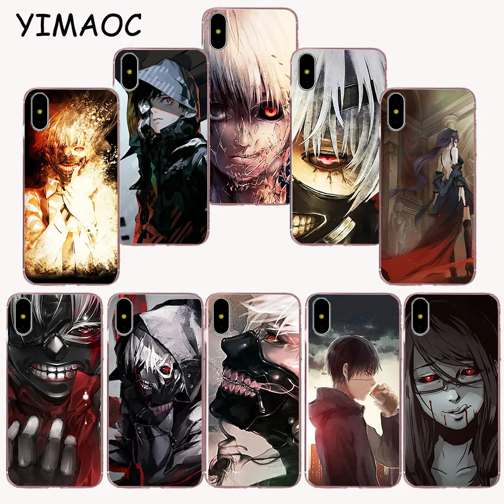 

YIMAOC 279z Tokyo Ghoul Soft TPU Silicone Case for iPhone X r s Xr Xs Max 8 7 6S 6 Plus 5 5s SE