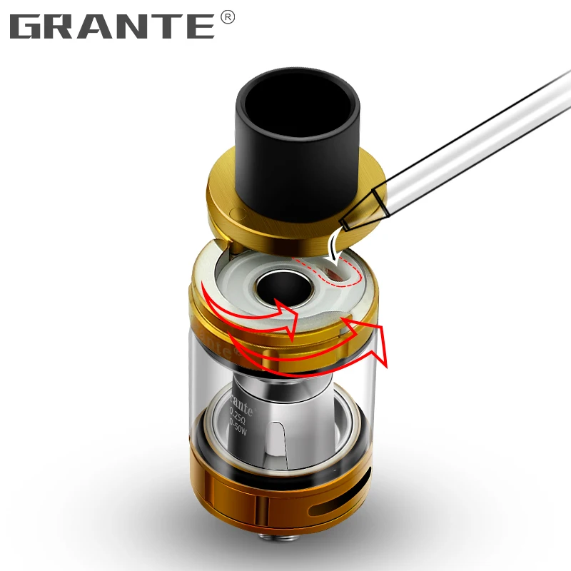 Grante TFV8 Baby Tank With 3ml Top Filling Vape Atomizer Drip Tip 510 Mouthpiece TFV8 Baby Coil tank vape Coils Cigarettes