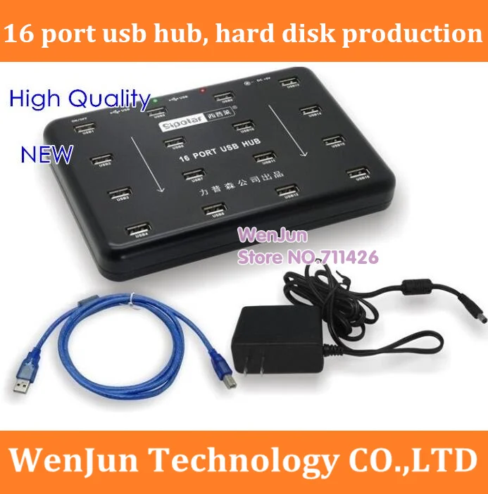 Hot Sale New Display 16 Port Usb Hub, Hard Disk Production Batch