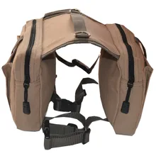 Холст, переноска для собак, Пеший Туризм Кемпинг Pet седельная сумка собака рюкзак, сумка-пояс для путешествий на открытом воздухе