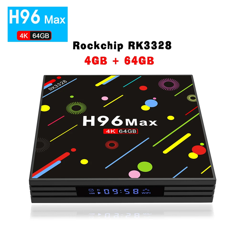 Здесь продается  H96 MAX H2 Smart TV Box Android 7.1 RK3328 4GB RAM 64GB ROM Set Top Box HDR10 USB3.0 2.4G/5G WiFi Bluetooth 4.0 4K Media Player  Бытовая электроника