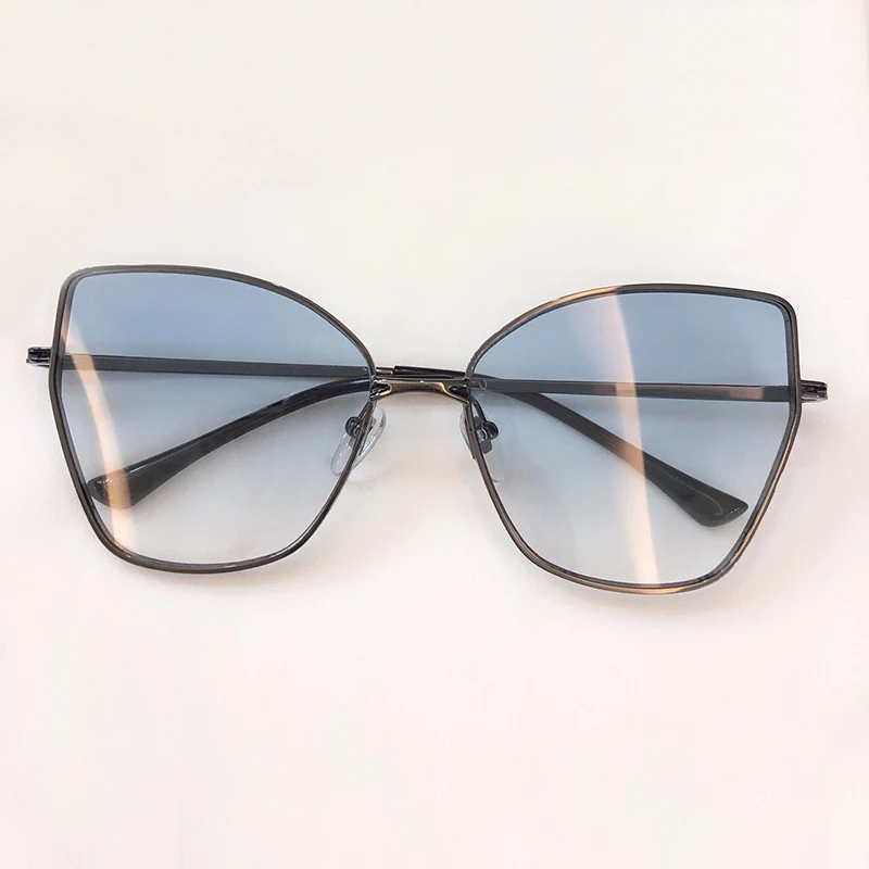 Сплав кошачий глаз солнцезащитные очки для женщин для 2019 градиентные линзы защита от солнца очки Винтаж металла Óculos путешествия вожден