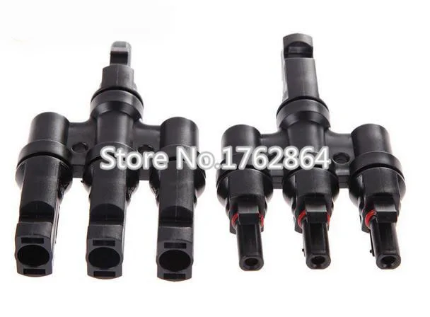 

MC4T 4 Way Solar panel connector,Male and Female Plug,Parallel connector,Waterproof connectors,PV connector, TUV certification