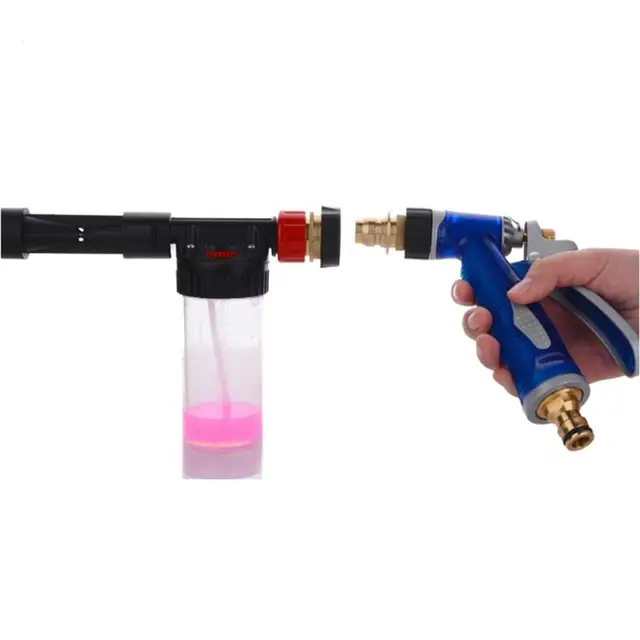 VORCOOL Car Cleaning Foam Gun Multifunctional Washing Gun Water Soap Shampoo Sprayer for Van Motorcycle Vehicle