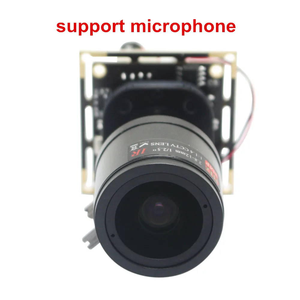 ELP 2 мегапикселя 1080P 8 12 мм варифокальный объектив H.264 UVC OTG CMOS сенсор USB Zoom камера с