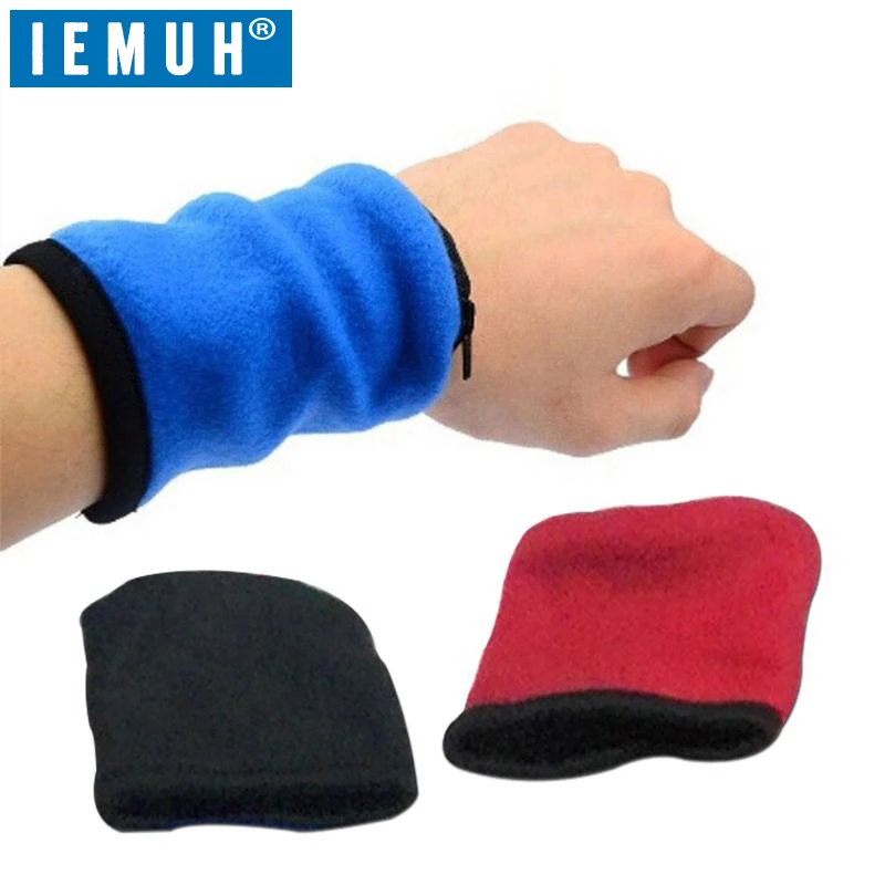IEMUH 1 قطعة المعصم محفظة الحقيبة الصوف سستة سفر رياضة الدراجات الرياضة محفظة المشي Accessiories عالية الجودة في الهواء الطلق أداة تخييم