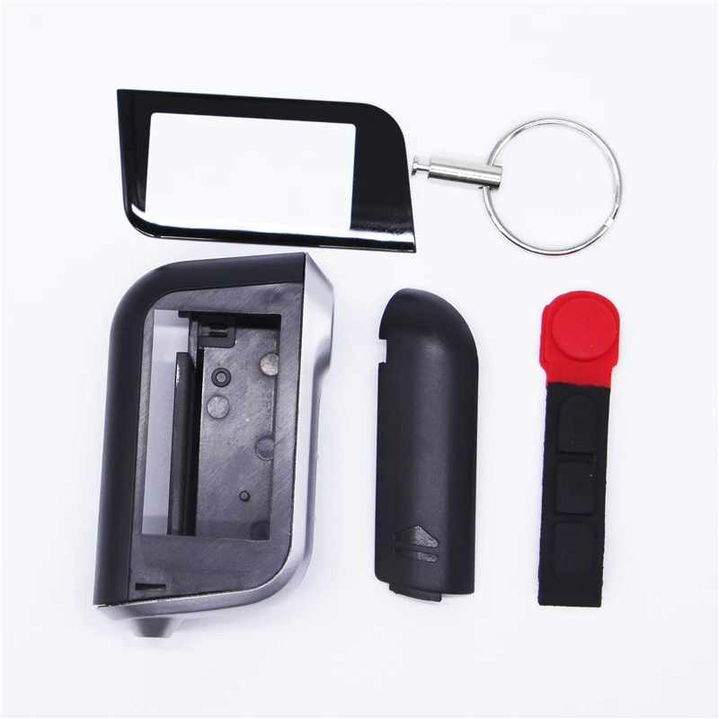 

A93 Case Keychain for Two way car alarm system Starline A93 A63 A36 A39 2-way LCD remote controller Key Fob Chain