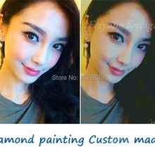 Фото на заказ DIY Алмазная вышивка наборы изображение из бусин картина Полный Стразы наборы индивидуальные фото Мода на заказ