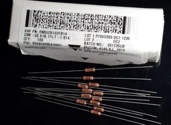 

100% New and original RN55D5102FB14 RN55D 0.25W 1/4W resistance