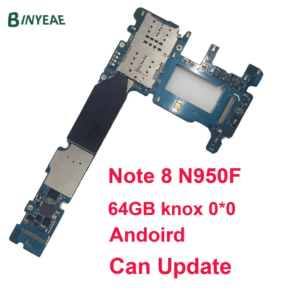 BINYEAE الأصلي مقفلة لسامسونج غالاكسي ملاحظة 8 N950F اللوحة ل غالاكسي Note8 N950F مع الروبوت 8 اللوحة