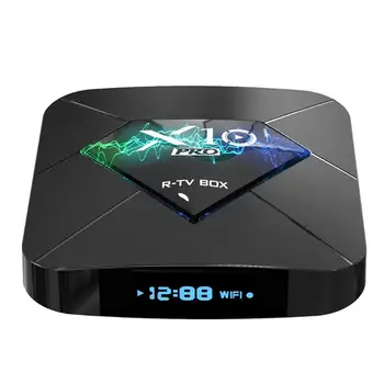 

X10 Pro TV Box Android 8.1 Amlogic S905X2 4GB+32GB/64GB WiFi Bluetooth BT4.0 Set Top Box Smart Home Box US/EU/UK/AU Plug
