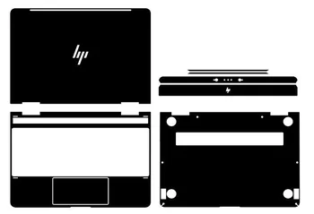 

Carbon fiber Skin Sticker Cover For 2016 HP X360 Spectre 13 W013DX W023dx w011TU W010CA w005na W014DX w053nr w030ca w012tu 13.3"