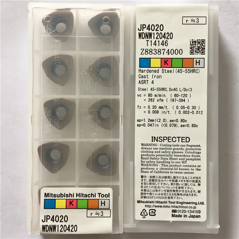 Buy WDNW120420 JP4020 original HITACHI carbide insert