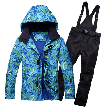 

Ski Suit Men Winter 2020 Waterproof Windproof Thicken Warm Snow Clothes Men Ski Sets Jacket Skiing And Snowboarding Suits Brands