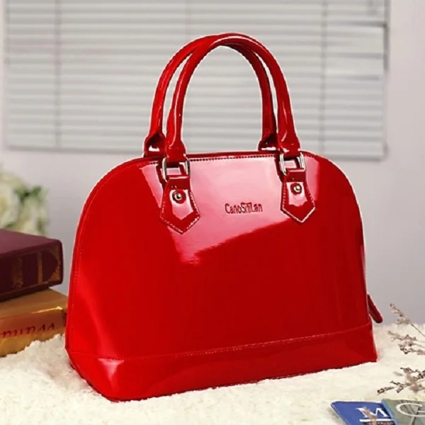 Patent Leather Satchel Handbag Mc Luggage Handbag Pink Picture More Detailed About 2017 Women