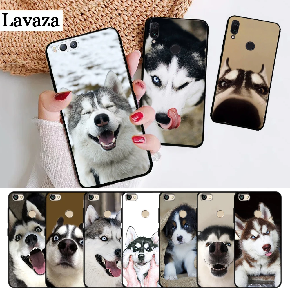 Силиконовый чехол Lavaza с изображением животного Хаски для Xiaomi Redmi 4A 4X 5 5A 6 6A 7 7A 8 8A K20