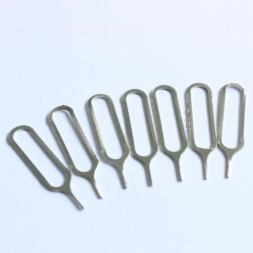 10pcs/set Sim Card Tray Remover Eject Ejector Pin Key Tool for cellphone
