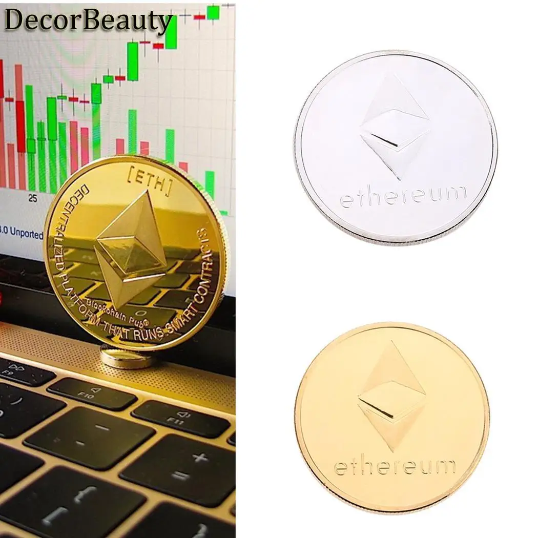 

Crypto Collectible Coin Ethereum Commemorative Physical Gold Plated