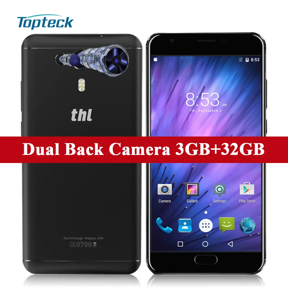 bilder für THL Ritter 1 4G Fingerabdruck Android 7.0 MTK6750T Octa-core 5,5 "FHD Dual Zurück Kamera Smartphone 3 GB + 32 GB 13MP OTG Handy bilder für THL Ritter 1 4G Fingerabdruck Android 7.0 MTK6750T Octa-core 5,5 "FHD Dual Zurück Kamera Smartphone 3 GB + 32 GB 13MP OTG Handy