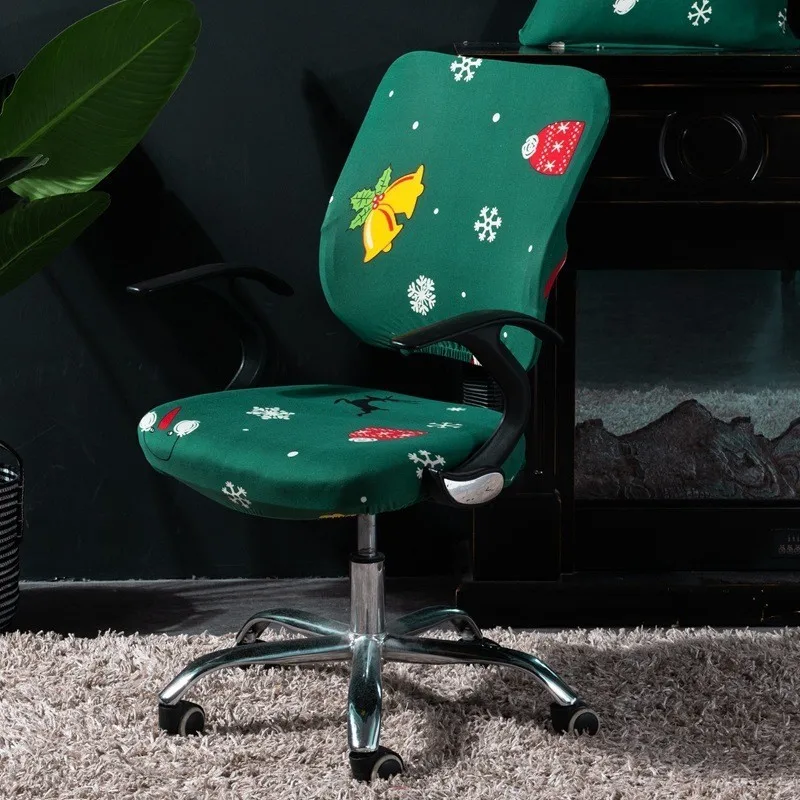 

Elastic Chair Cover Floral Spandex Removable Slipcovers For Office Seat Chairs Anti-dirty Computer Banquet Minimalist Decor