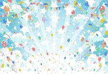 Laeacco Light Bokeh Balloons Flags Baby Birthday Party Photography Background Customized Photographic Backdrops For Photo Studio