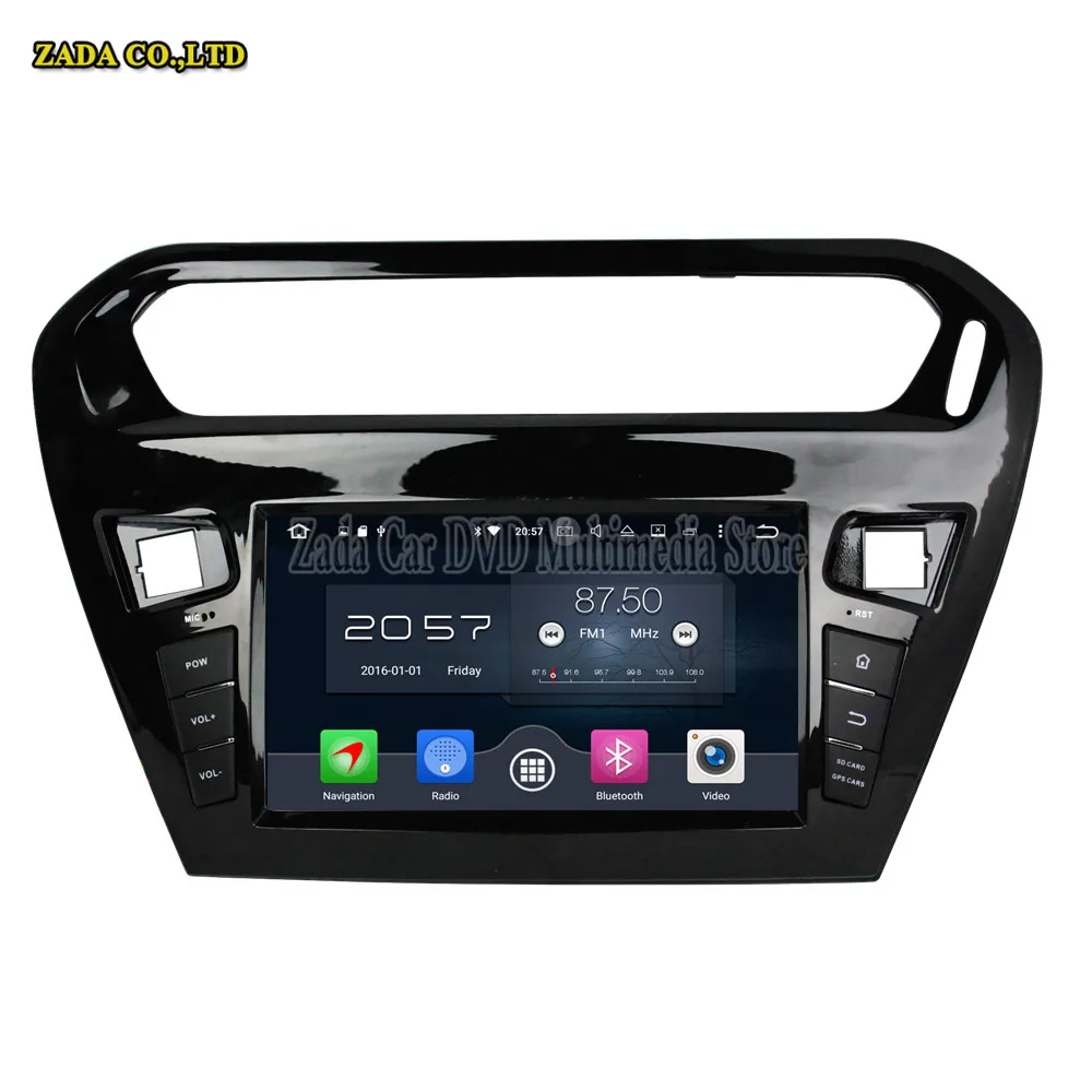 NAVITOPIA 8 дюймов 4 Гб + 64 ядерный Автомобильный gps навигация для peugeot 301 2013 2014 с Bluetooth/wifi