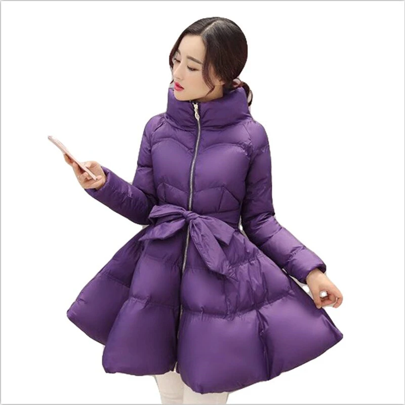 

2019 New Fashion winter coat women warm outwear Padded cotton Jacket coat Womens Clothing High Quality parkas manteau femme G171