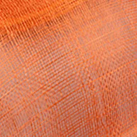 Обувь в стиле Дерби головной убор Sinamay повязка на голову из перьев для волос аксессуары для шляп для женщин несколько цветов доступны MSF134 - Цвет: Оранжевый