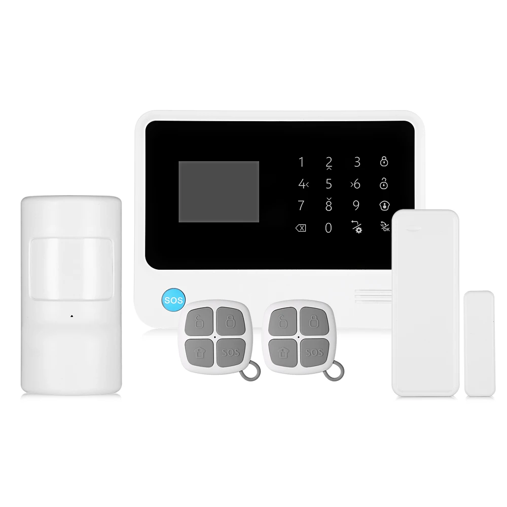 

GS-G90B Plus Wireless Alarm Systems Security Smart Home GSM SMS GPRS Motion Sensor Alarm System Mainframe Burglar Alarm Kits