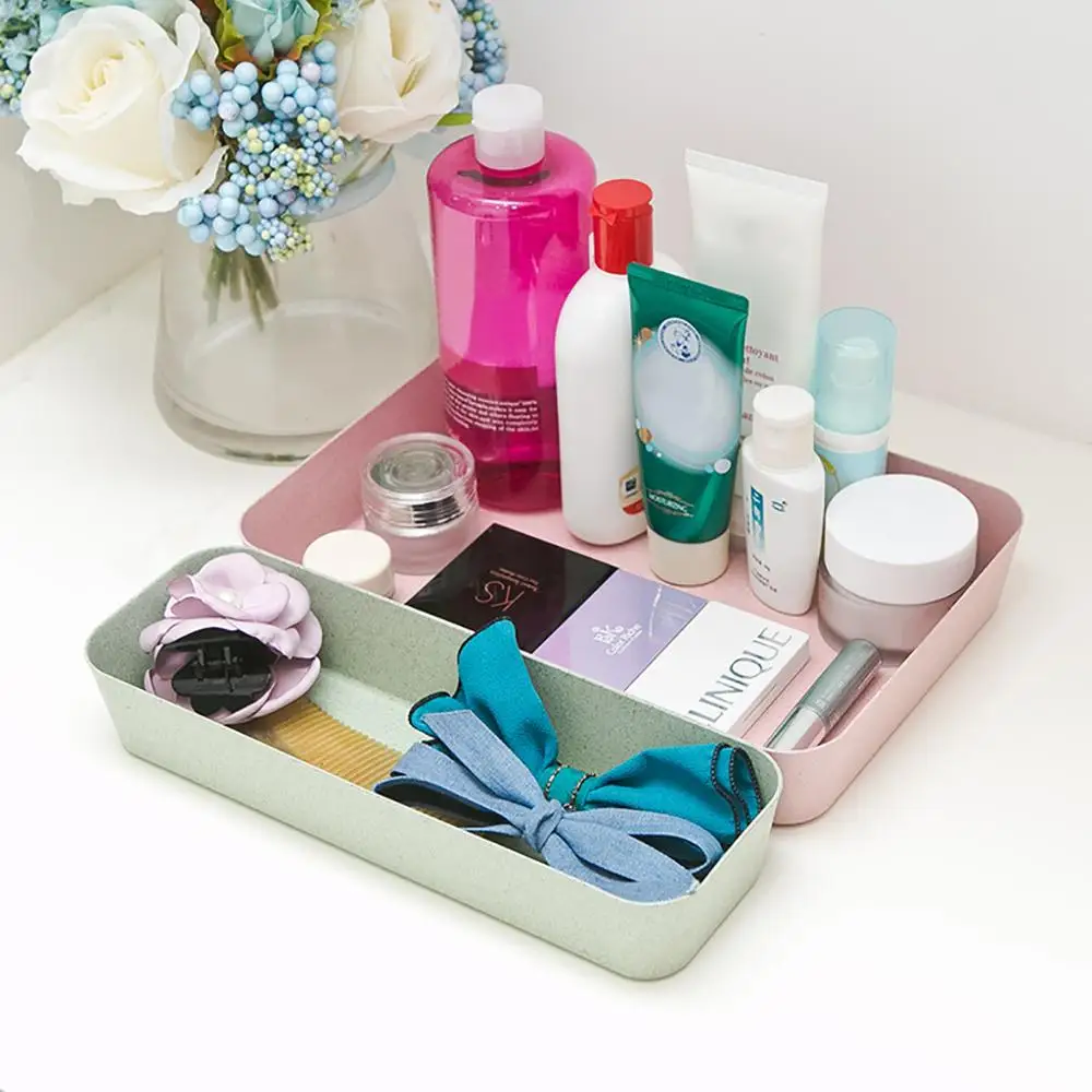 

Adjustable Drawer Organizer Kitchen Cutlery Divider Case Makeup Storage Box Miscellaneous sorting and sorting Beautiful @40