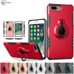 Coque для Apple iPhone 8 Plus iPhone8Plus Пластик + ТПУ вращающийся мобильный смартфон Чехол для Apple iPhone8 Plus, силикон коробка