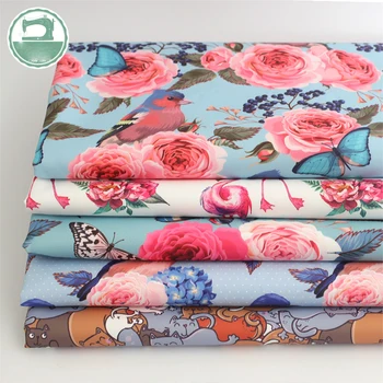 

New digital printing quality composite soft semi-waterproof fabric