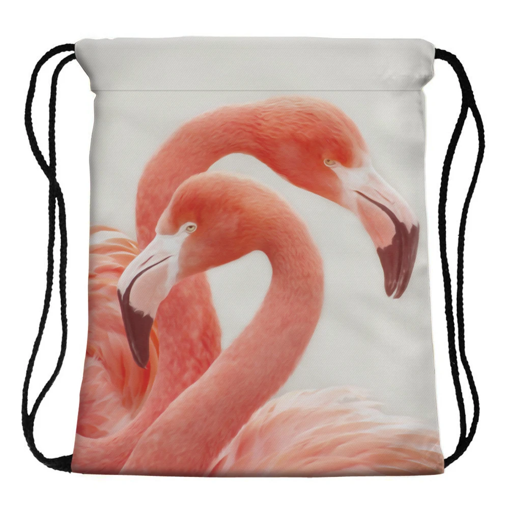 Deanfun сумка на шнурке с принтом Фламинго Лидер продаж для девочек путешествия школы хранения 60129