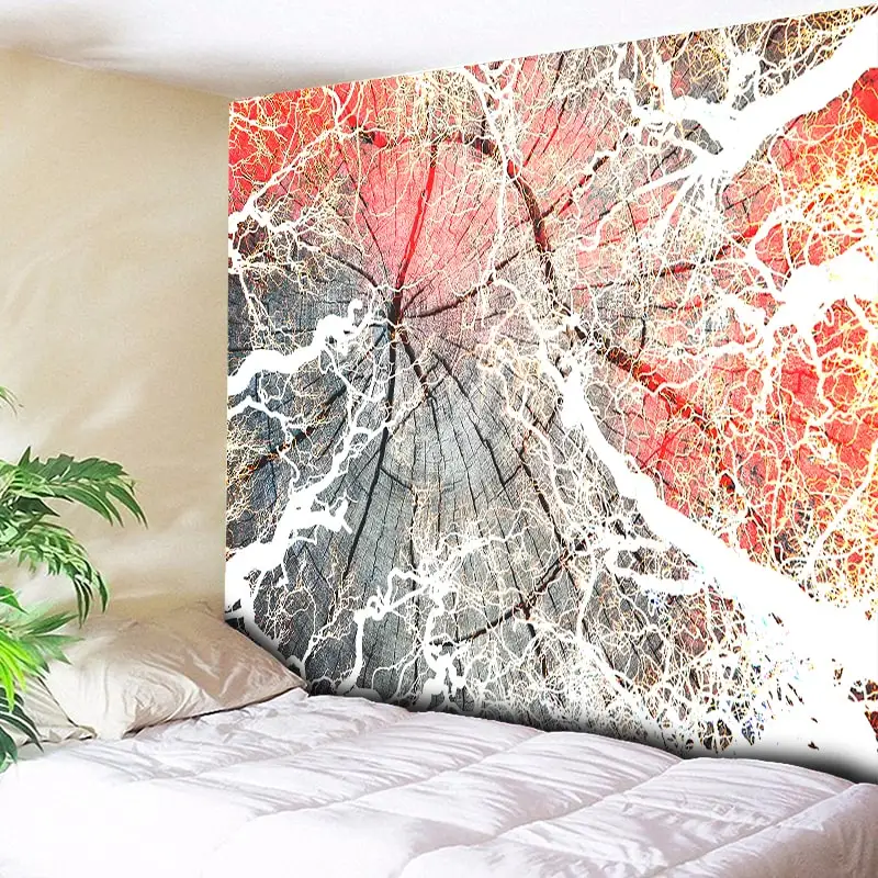 

Funny Wood Grain Crack Ancient Tree Print Tapestry Bohemian Wall Carpets Hanging Art Decorative Tapestries Tablecloth 200x150cm