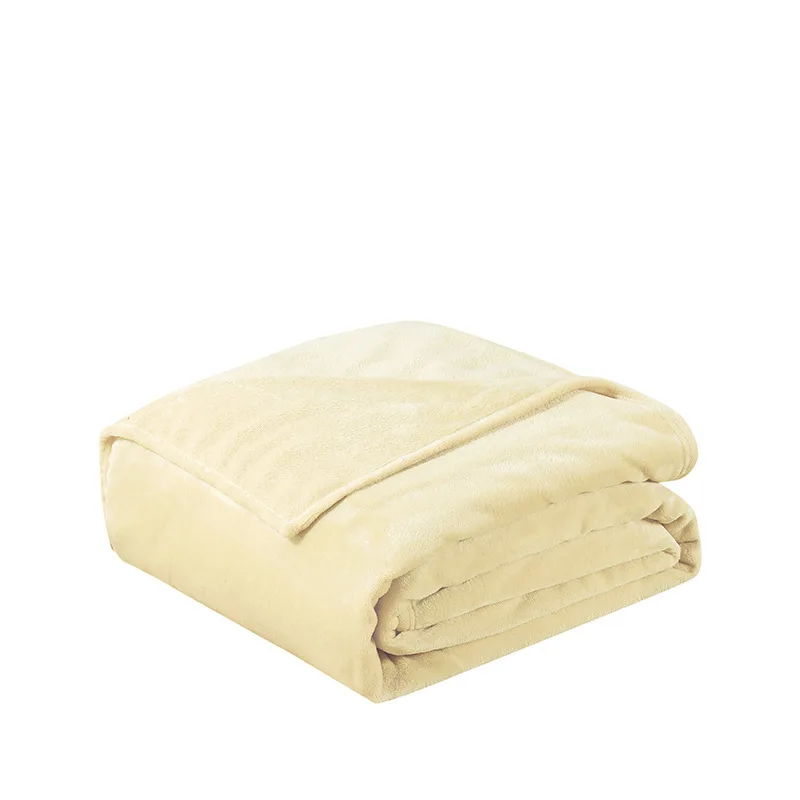 

CAMMITEVER Luxury Throw Blanket Throws Coral Fleece Travel Flannel Blanket Cover Bedding Bedsheet Soft Velvet Solid Home Bed