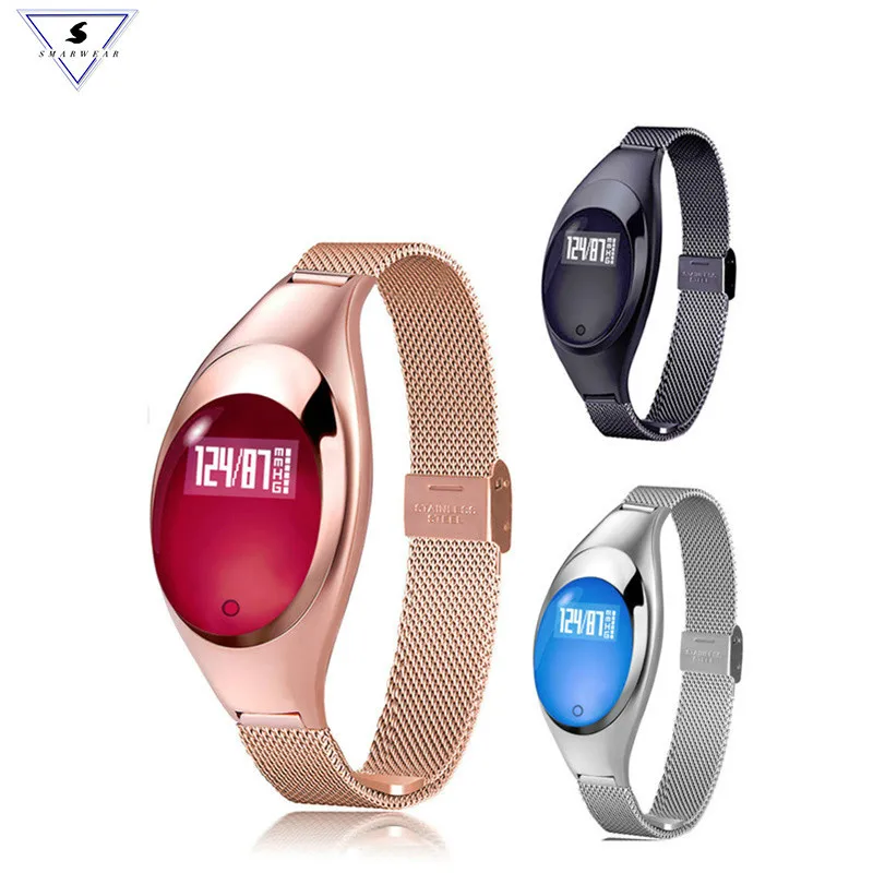 

Z18 Heart Rate Monitor Smart Bracelet Women Smart Band Blood Pressure Smart Watch Fitness Tracker Smartband Health Wristband