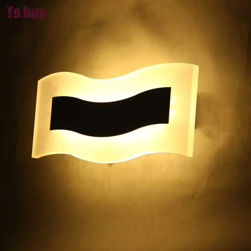 

Modern LED Wall Lamp For Bedroom 12W Wall Sconce White Indoor Lighting Lamp AC100-265V LED Wall Light Indoor Lighting