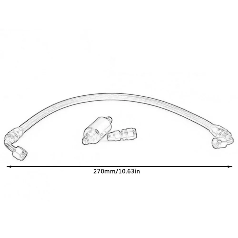 Запчасти для модификации автомобиля, масляная труба высокого давления, термостойкая оплетенная топливная труба для Honda Civic