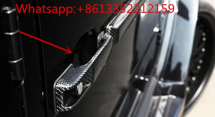 W463 door handle cover carbon fiber material 5pcs 6