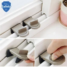 Детские окна раздвижные стоппер протектор противоугонные раздвижные стоппер дверной замок замки для шкафов и ремней безопасности двери детский замок безопасности