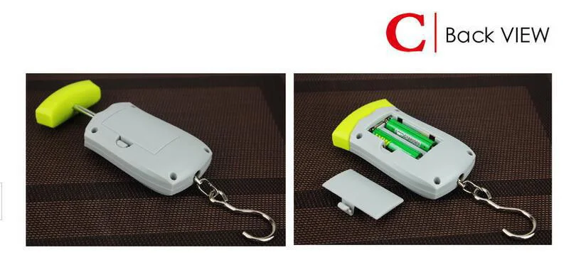 Портативный ЖК-дисплей Модернизированный удобный весы для багажа Кухня цифровые весы карманные электронные весы 50 кг