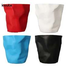 1 Pcs Pen Pencil Holder Container Desk Multifunction Mini Desktop Dustbin Vase Pot Makeup Brush Holders Home Office Stationery
